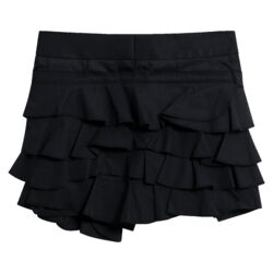 Comme des Garçons Black Tiered Frill Mini Skirt