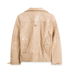 Coach Patent Leather Fireman Jacket - Sand