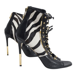 Balmain Fall Winter 2017 Zebra Heels