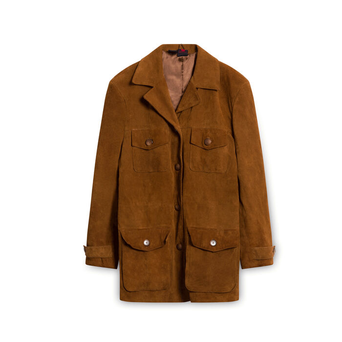 Virginia Slims Brown Suede Jacket