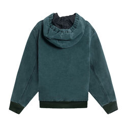 Carhartt Olive Canvas Lined Hooded Jacket