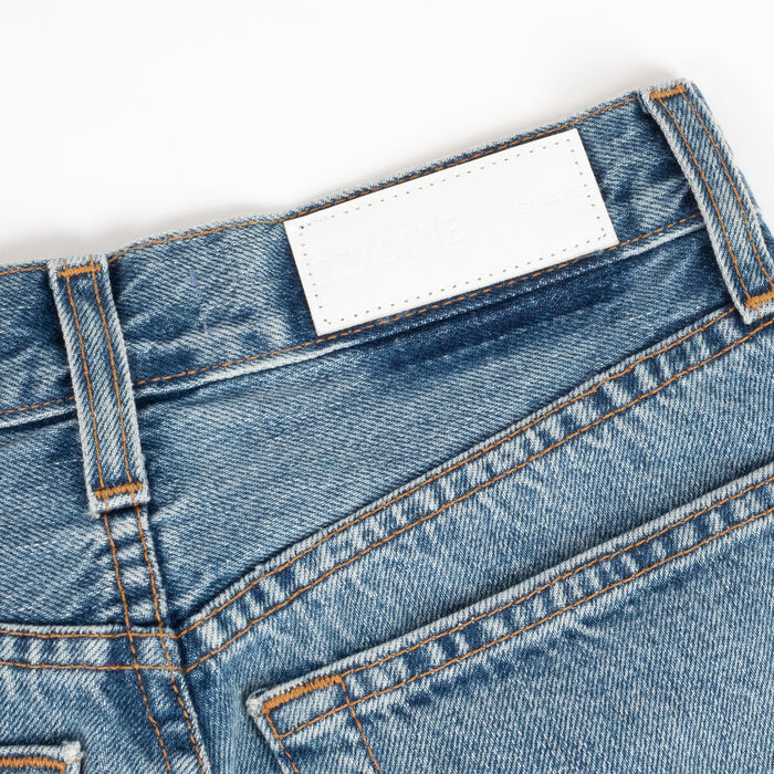 Re/Done High Rise Stovepipe Jeans