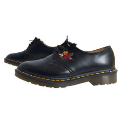 Vintage Dr. Marten's Supreme Shoes with Heart Cross-stitching