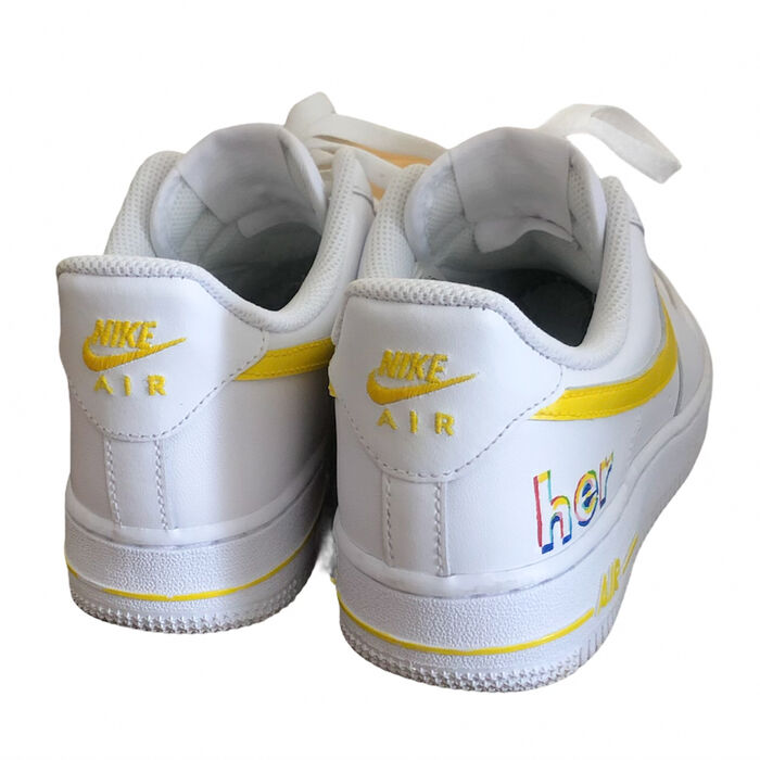 Custom AF1 Shoes - Yellow