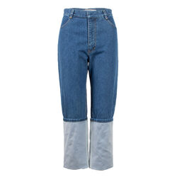 Ksenia Schnaider Transparent Roll Hem Jeans