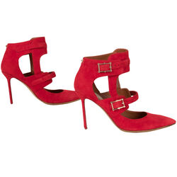Valentino Buckle Point-Toe Stiletto Heel