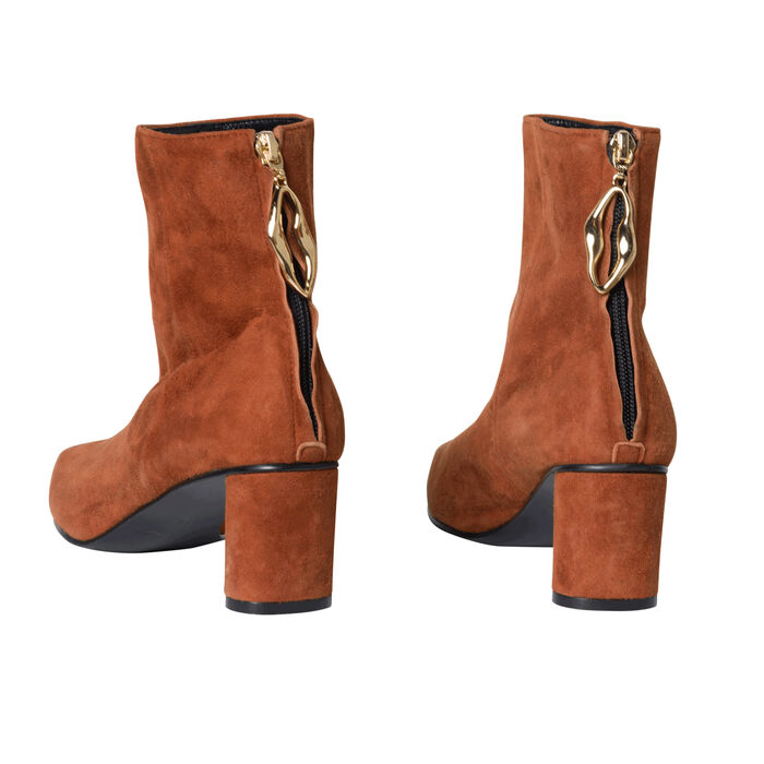 Reike Nen Suede Brown Ankle Boots