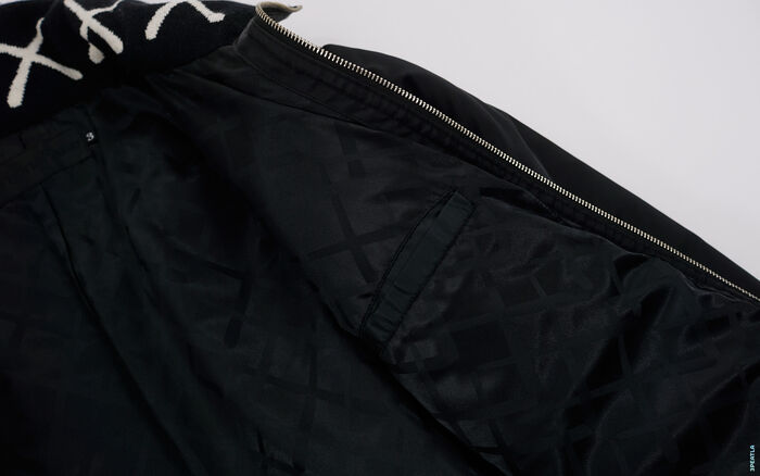 OriginalFake Season 1 X-Eyes Knit Collar Liner Puff Jacket