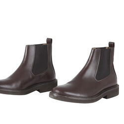 A.P.C. Dark Brown Chelsea Boots