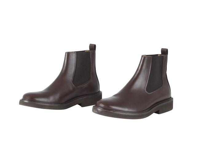 A.P.C. Dark Brown Chelsea Boots