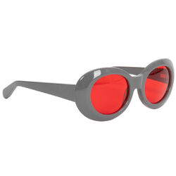 Diminish Oval Sunglasses in Charcoal