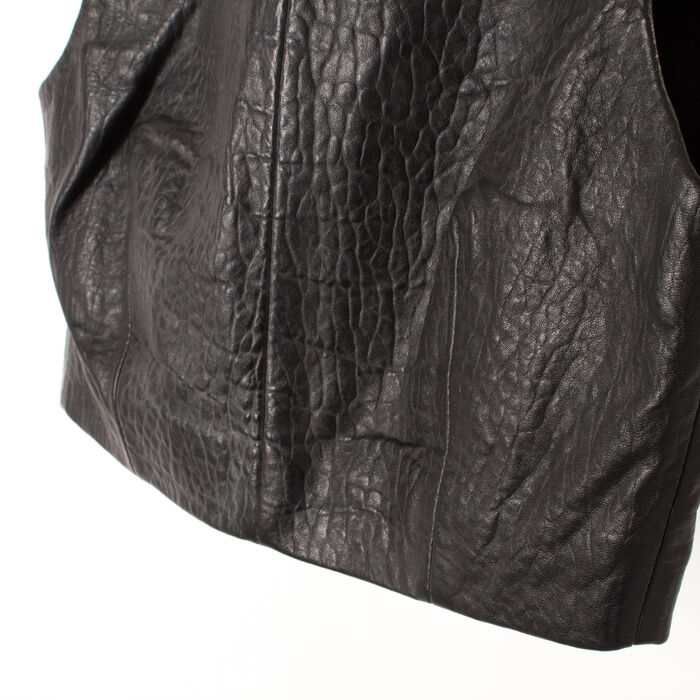 Vintage Jaggar Leather Flash Crop Top