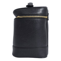 Chanel Women's Caviar Leather Vertical Cosmetic Case - Black