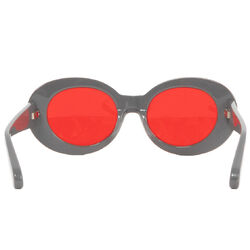 Diminish Oval Sunglasses in Charcoal