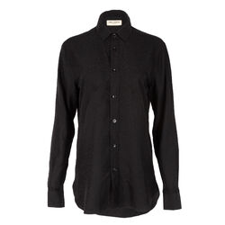 Saint Laurent Tonal Leopard Button Down Shirt