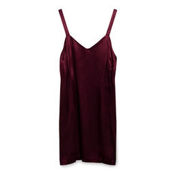 Vintage Burgundy Midi Cocktail Dress
