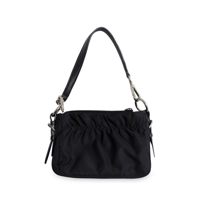 Vintage Prada with Tusseto Bow Pouchette - Black