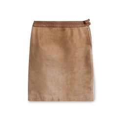 Vintage Carlisle Cowhide Mini Skirt