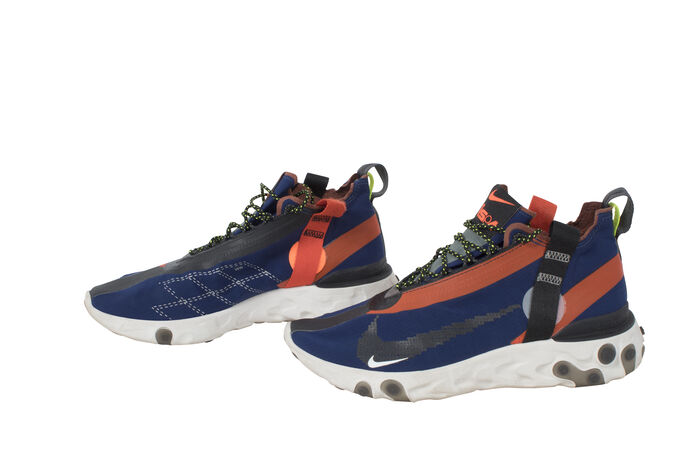 Nike Men's React Runner Mid WR ISPA Blue Void/Team Orange Synthetic