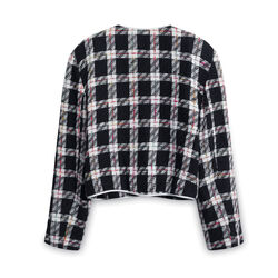 Vintage Plaid Blazer and Skirt Set