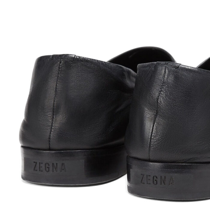 FEAROFGOD x ZEGNA Leather Slip-On
