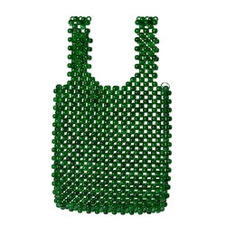 Mini Shopper Tote in Faux Jade