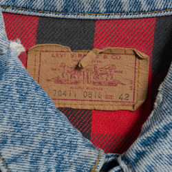 Vintage Levi's Flannel Lined Trucker Jacket