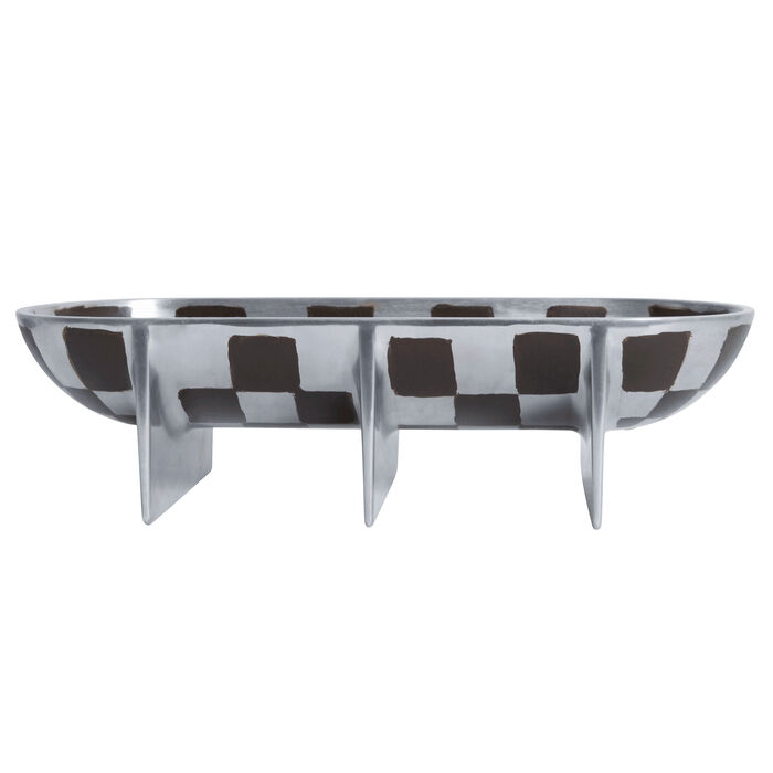 Long Standing Bowl - Checkers