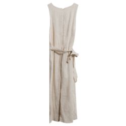 Vintage Wheat Linen Jumpsuit