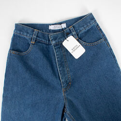 Ksenia Schnaider Transparent Roll Hem Jeans