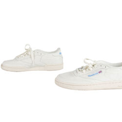 Reebok Club C 85 Sneaker- Cream/Baby Blue
