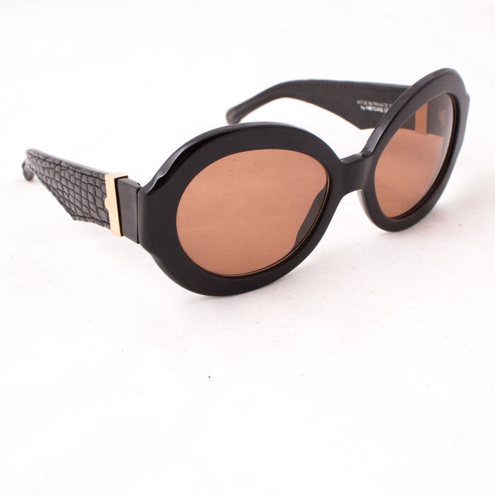 Perrin Paris Leather Trim Sunglasses