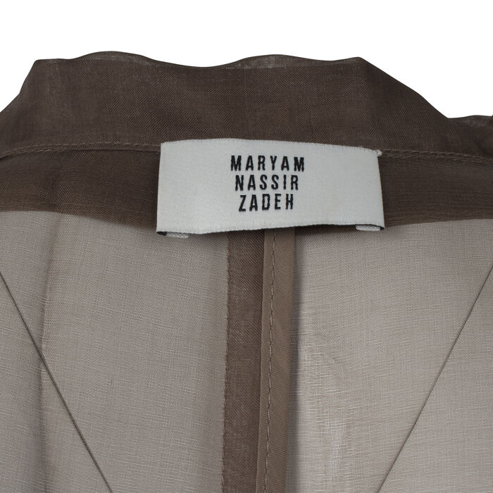 Maryam Nassir Zadeh Milena Organza Blazer