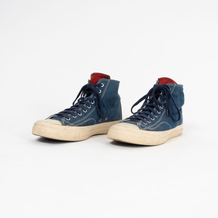 Visvim Denim & Suede Skagway High Tops