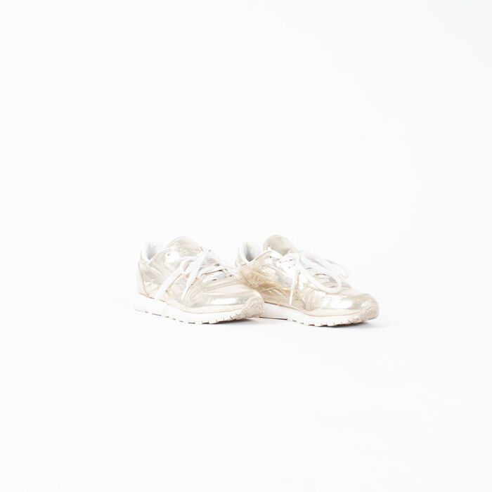 Reebok X Sandro Classic Leather Metallic Sneakers