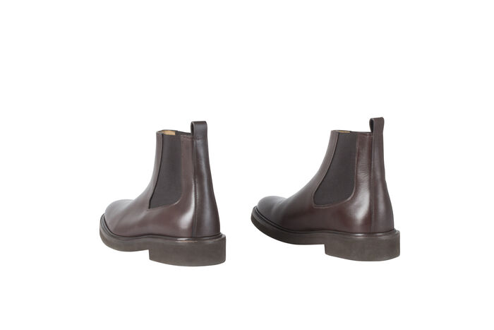 A.P.C. Dark Brown Chelsea Boots