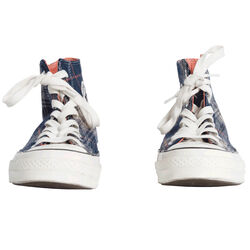 Converse Chuck Taylor All-Star 70s Hi Plaid - Navy