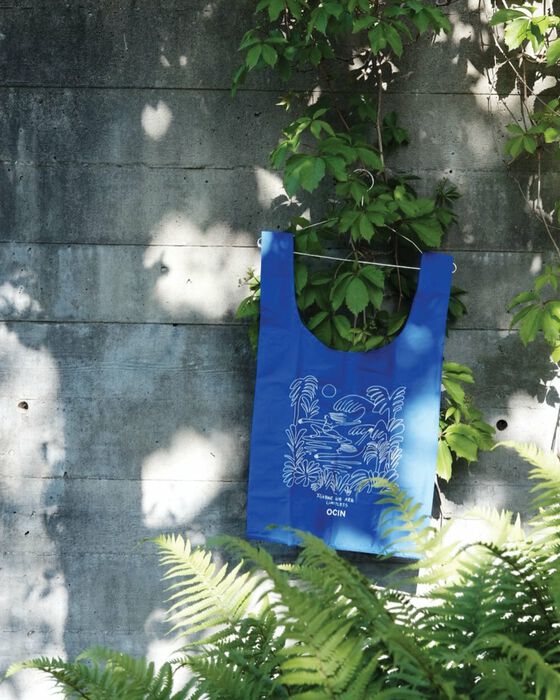 OCIN x Ty Williams Baggu Together Tote in Ocean