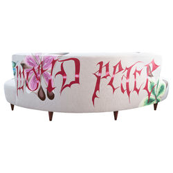 Custom-painted 1 of 1 Vintage Sofa