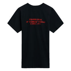 Benjamin.Edgar 'Optimistic' T-Shirt in Black/Red