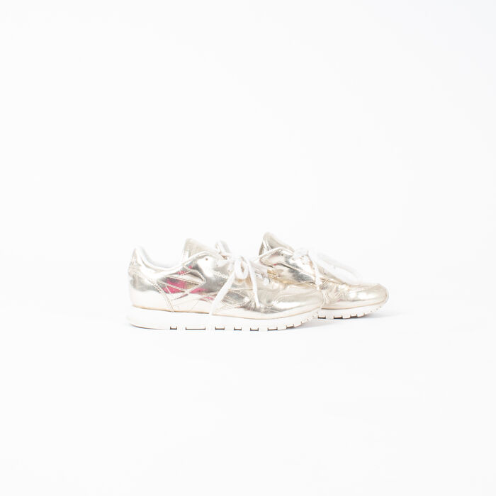 Reebok X Sandro Classic Leather Metallic Sneakers