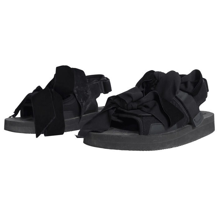 Cecile Bahnsen Velvet Sandals