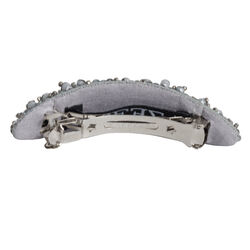 Azeeza Gunmetal Embellished Hair Clip