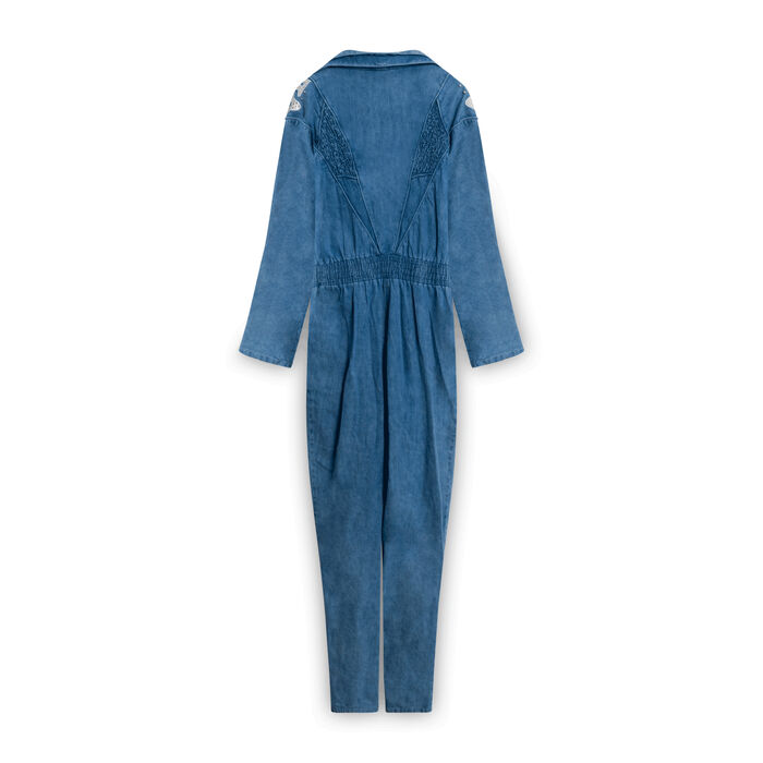 Vintage Michelle Stuart Denim Jumpsuit