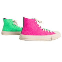 Jw Anderson Converse Edition Felt Chuck 70 - Pink/Green