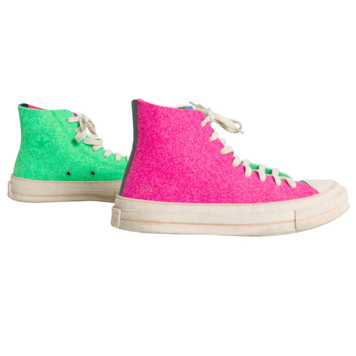 Jw Anderson Converse Edition Felt Chuck 70 - Pink/Green