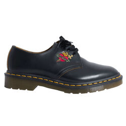 Vintage Dr. Marten's Supreme Shoes with Heart Cross-stitching