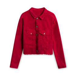 Brandy Melville John Galt Denim Jacket - Red