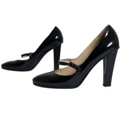 Jimmy Choo Kindle Patent Mary-Jane in Black