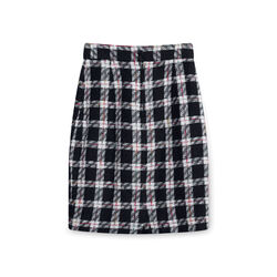 Vintage Plaid Blazer and Skirt Set